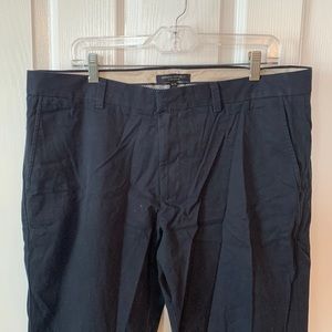 Banana Republic Navy Blue Cotton Aiden Chino Pant 36x36 (36 x 36)